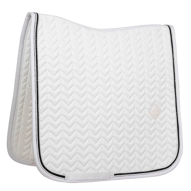 Kentucky Metal Chain Dressage Saddlecloth - White