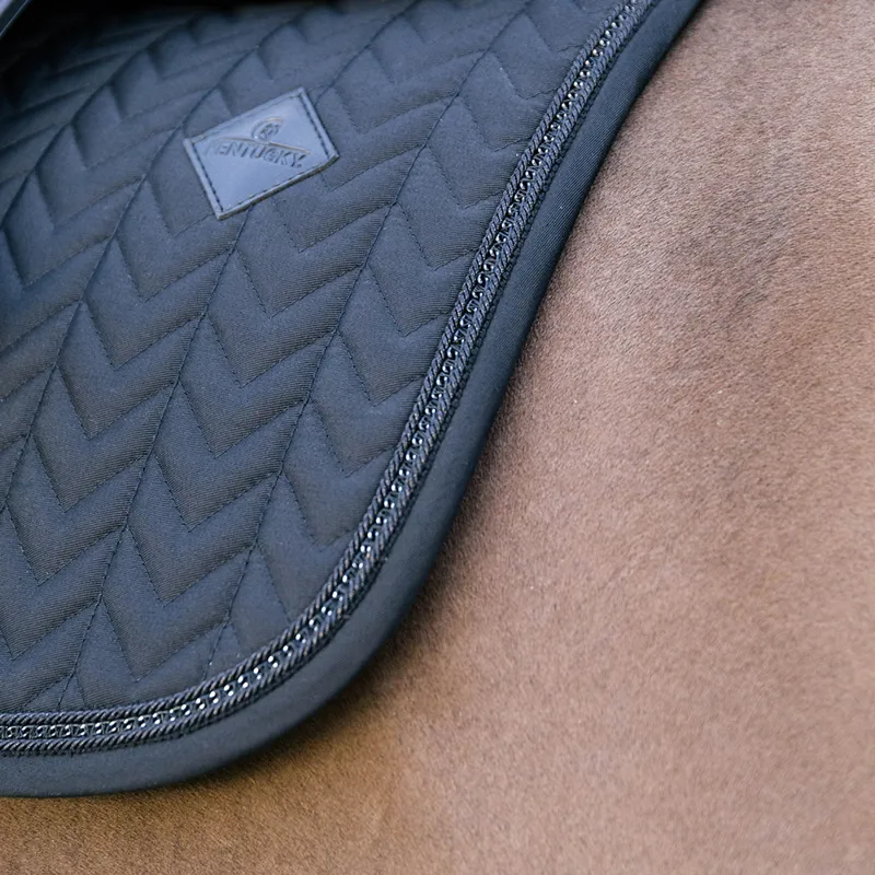 Kentucky Metal Chain Jump Saddlecloth - Black-2