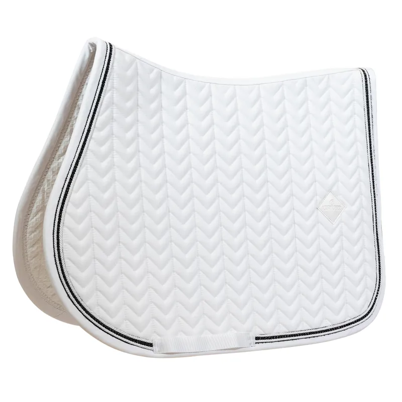 Kentucky Metal Chain Jump Saddlecloth - White