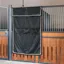 Kentucky Waterproof Classic Stable Curtain with Pockets - Black