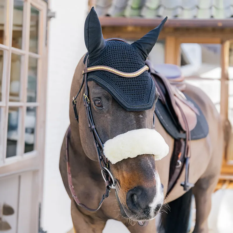 Kentucky Wellington Metal Chain Fly Veil - Black