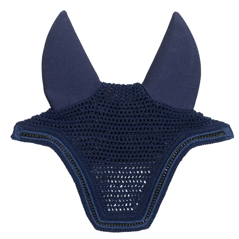 Kentucky Wellington Metal Chain Soundless Fly Veil - Navy