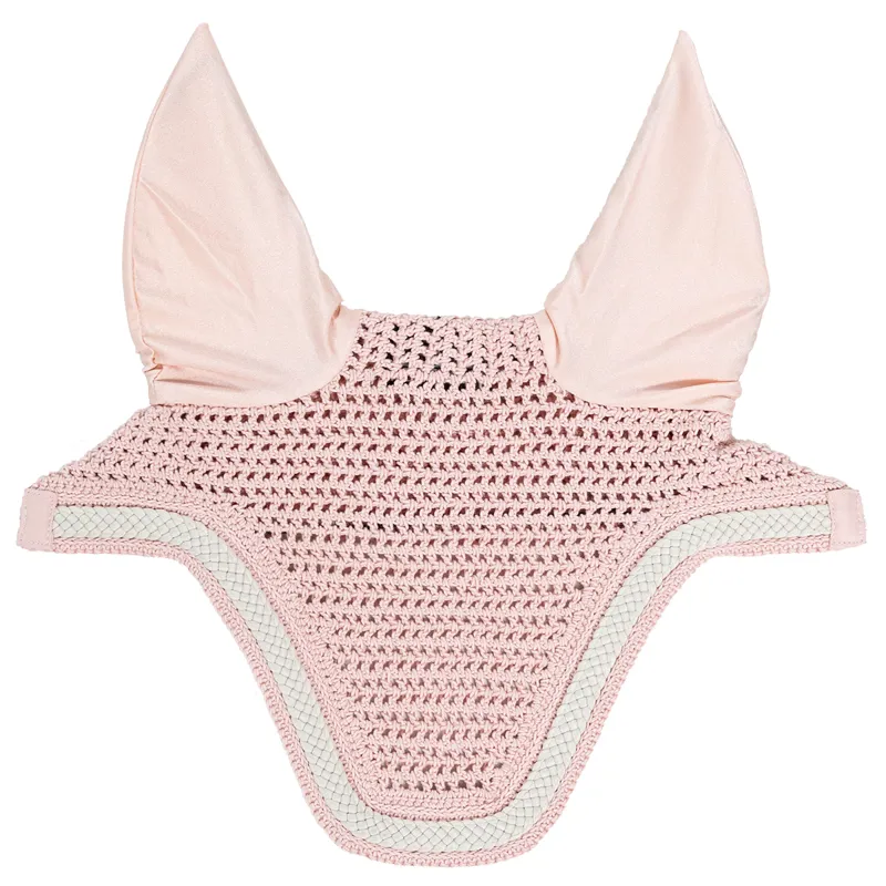 Kentucky Wellington Plaited Cord Fly Veil - Light Rose-1