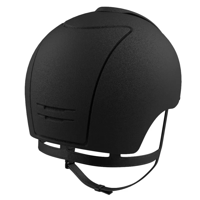 KEP Cromo 2.0 Jockey Matt Riding Hat - Black-1