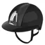 KEP Cromo 2.0 Polo Shine/Star Fabric Riding Hat - Black/Silver