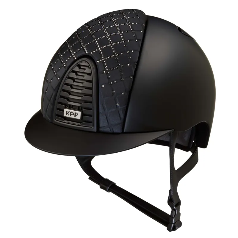 KEP Cromo 2.0 Standard Textile/Milano Satin Street Riding Hat - Black