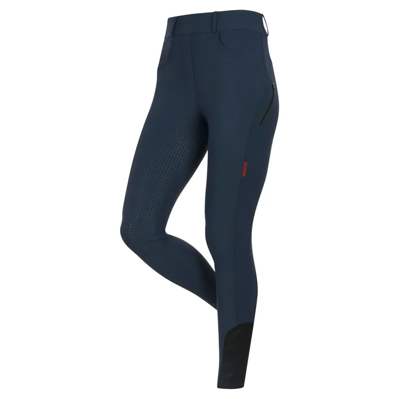 LeMieux Amy Full Grip Ladies Bregging Riding Tights - Navy