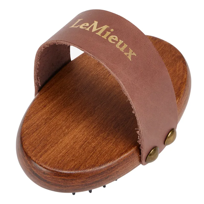 LeMieux Artisan Massage Brush - Brown-1