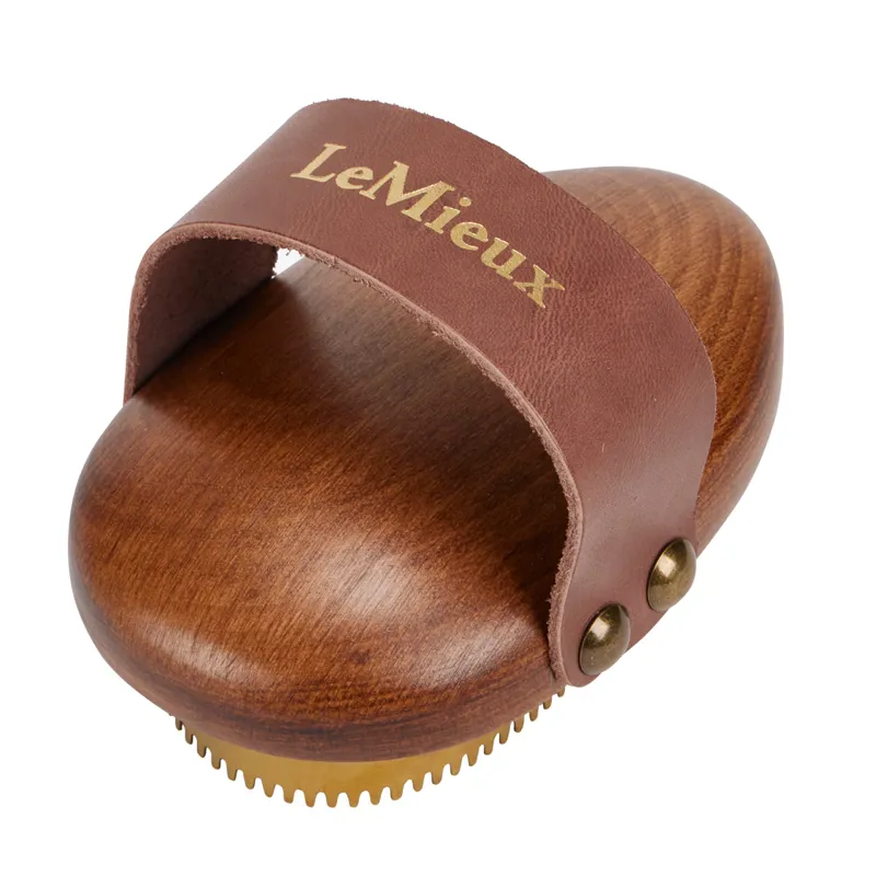 LeMieux Artisan Metal Curry Comb - Brown-1