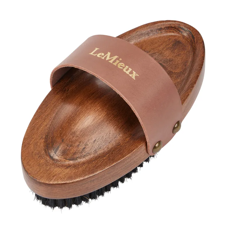 LeMieux Artisan Mixed Bristle Brush - Brown-1