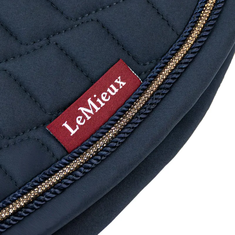 LeMieux Brilliance Dressage Saddlecloth - Navy-1