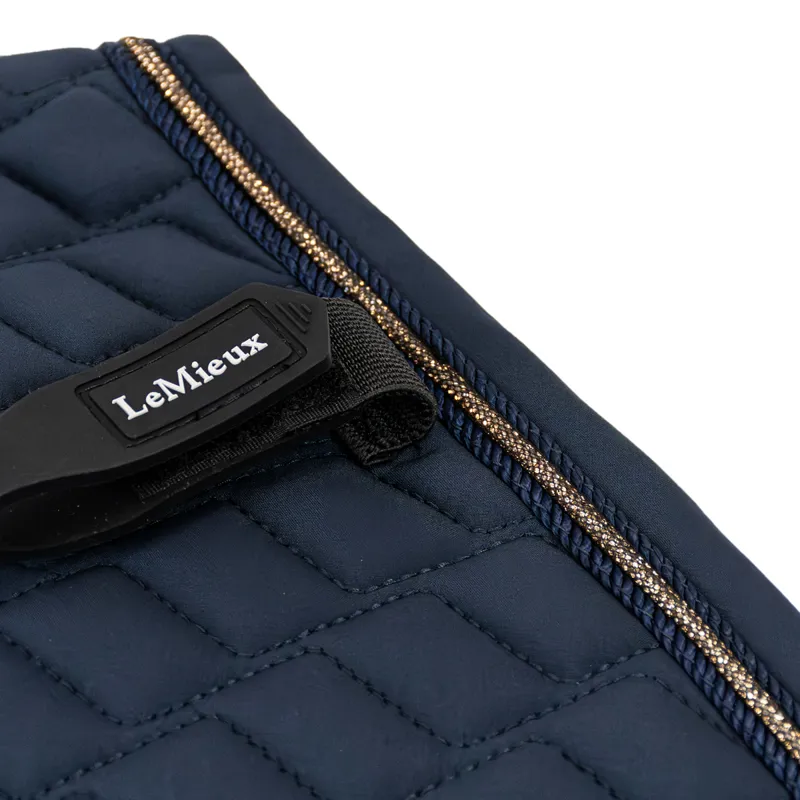 LeMieux Brilliance Dressage Saddlecloth - Navy-2