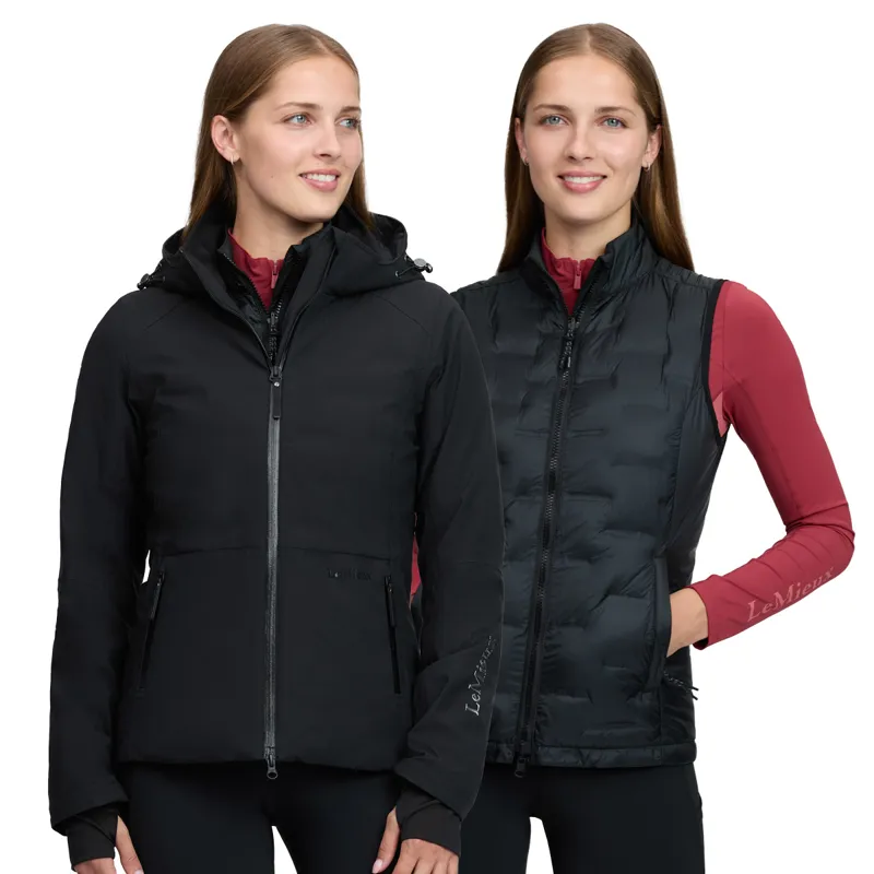 LeMieux Brooke Hybrid 3-in-1 Womens Waterproof Jacket - Black