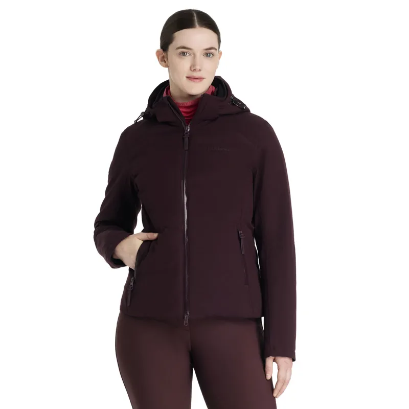 LeMieux Brooke Hybrid 3-in-1 Womens Waterproof Jacket - Damson-1