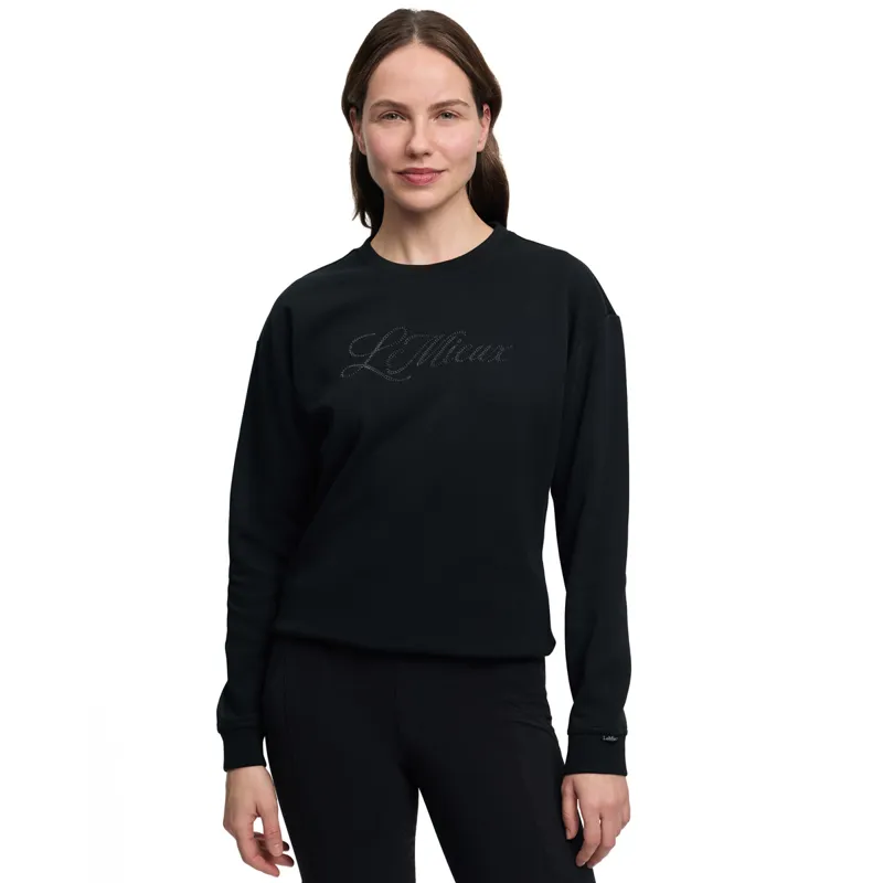 LeMieux Christina Womens Crew Neck Sweatshirt - Black