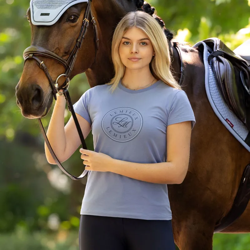 LeMieux Classique Womens T-Shirt - Powder Blue