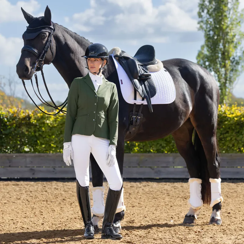 LeMieux Essence Dressage Square - White-1