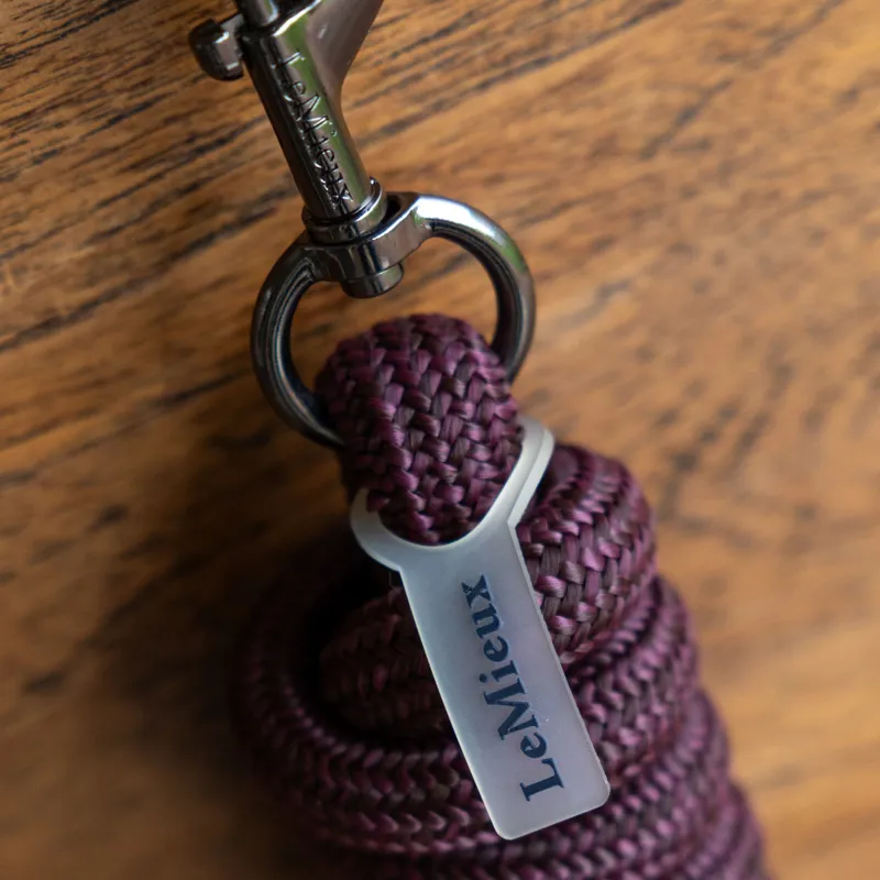 LeMieux Essence Lead Rope - Damson-1