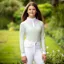 LeMieux Young Rider Eva Long Sleeve Competition Shirt - Pistachio