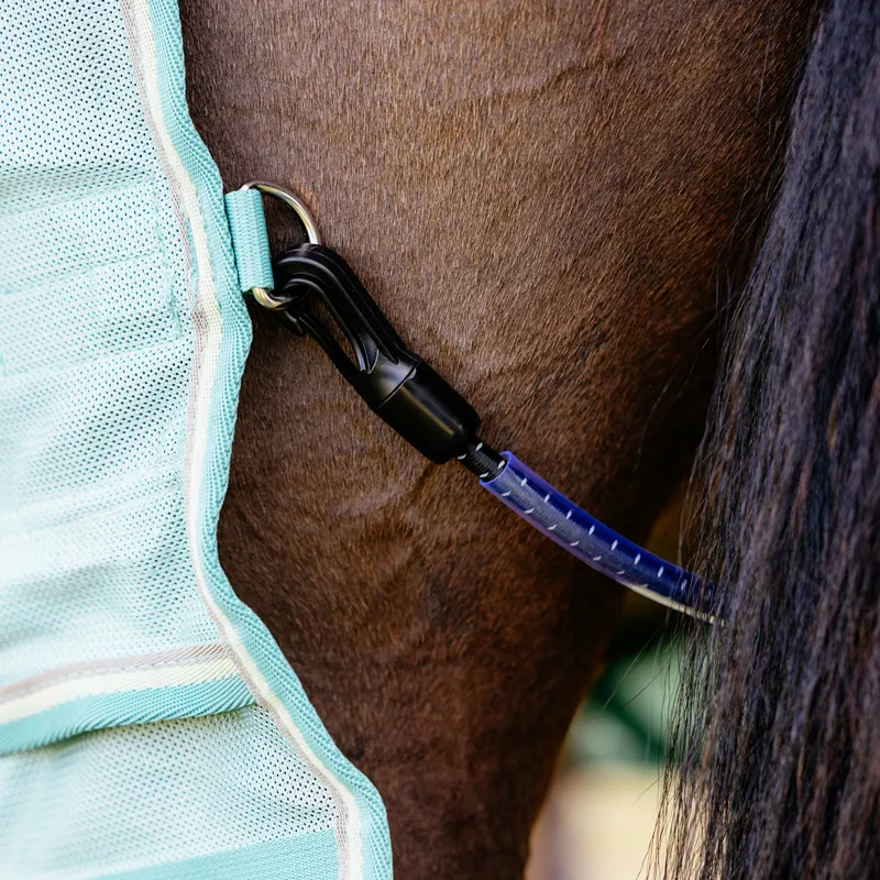 LeMieux Arika Armour-Tek Detachable Neck Fly Rug - Aqua-4