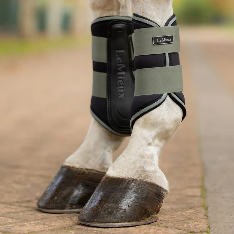 LeMieux Grafter Brushing Boots - Rosemary-1