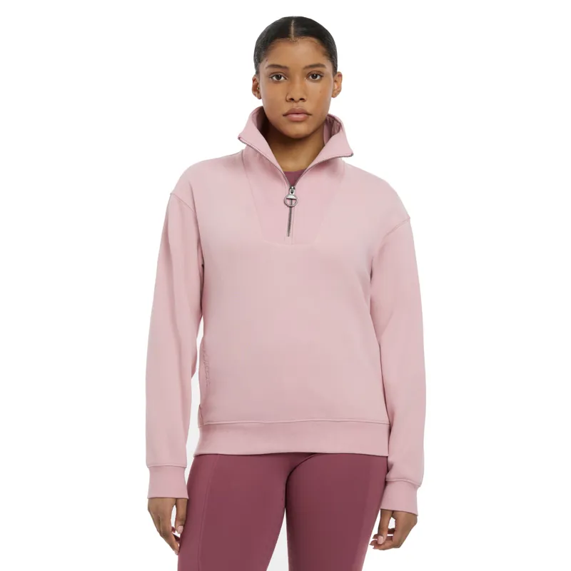 LeMieux Keira Ladies Quarter Zip Sweater - Blossom