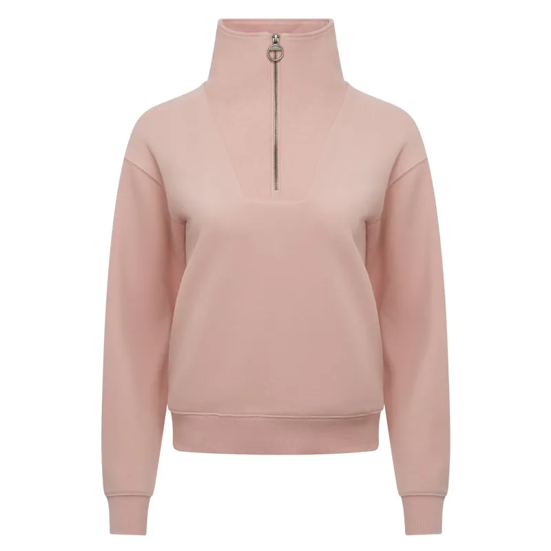 LeMieux Keira Ladies Quarter Zip Sweater - Blossom-3