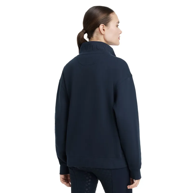 LeMieux Keira Ladies Quarter Zip Sweater - Navy-1