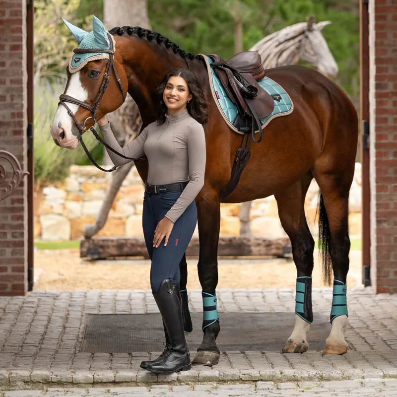 LeMieux Loire Classic Close Contact Square - Aqua-3