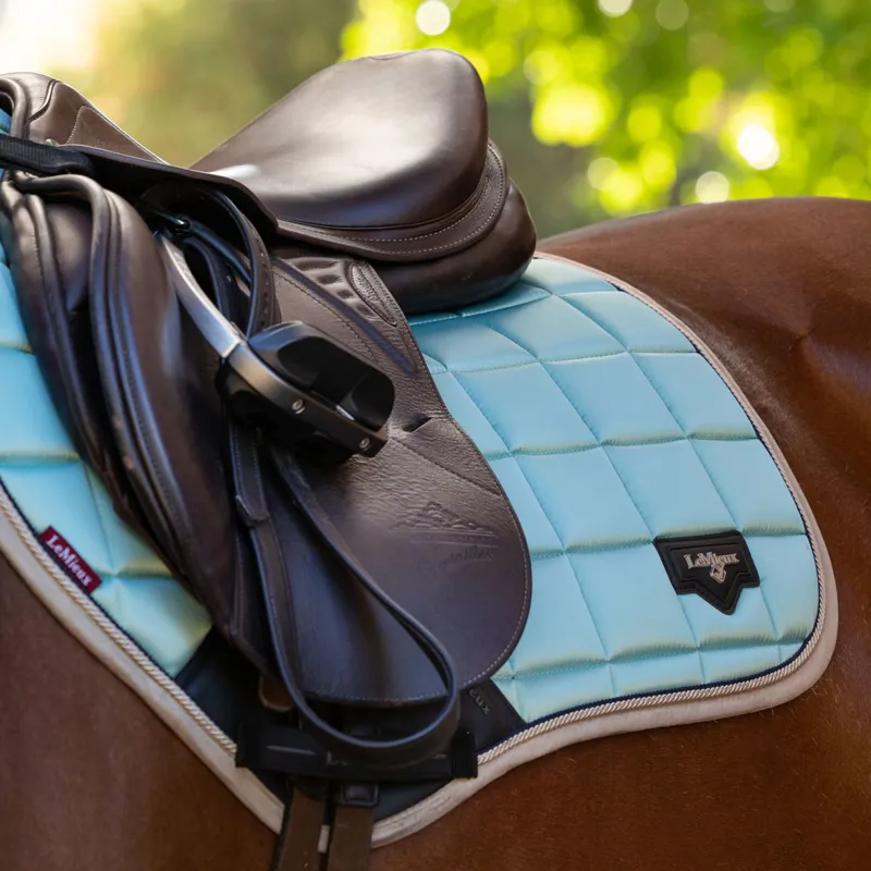 LeMieux Loire Classic Close Contact Square - Aqua-2