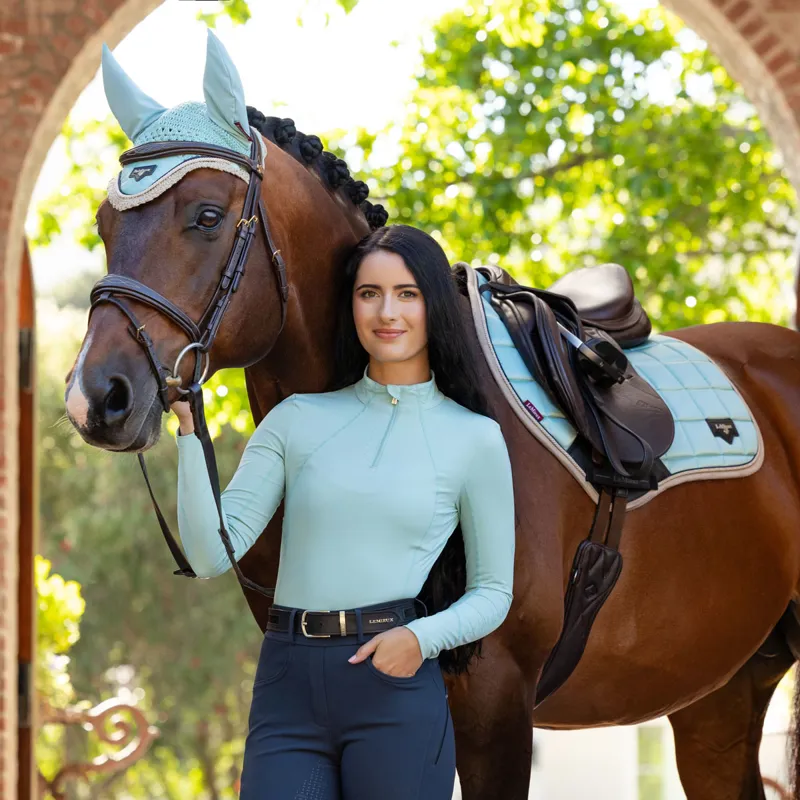 LeMieux Loire Fly Hood - Aqua-2