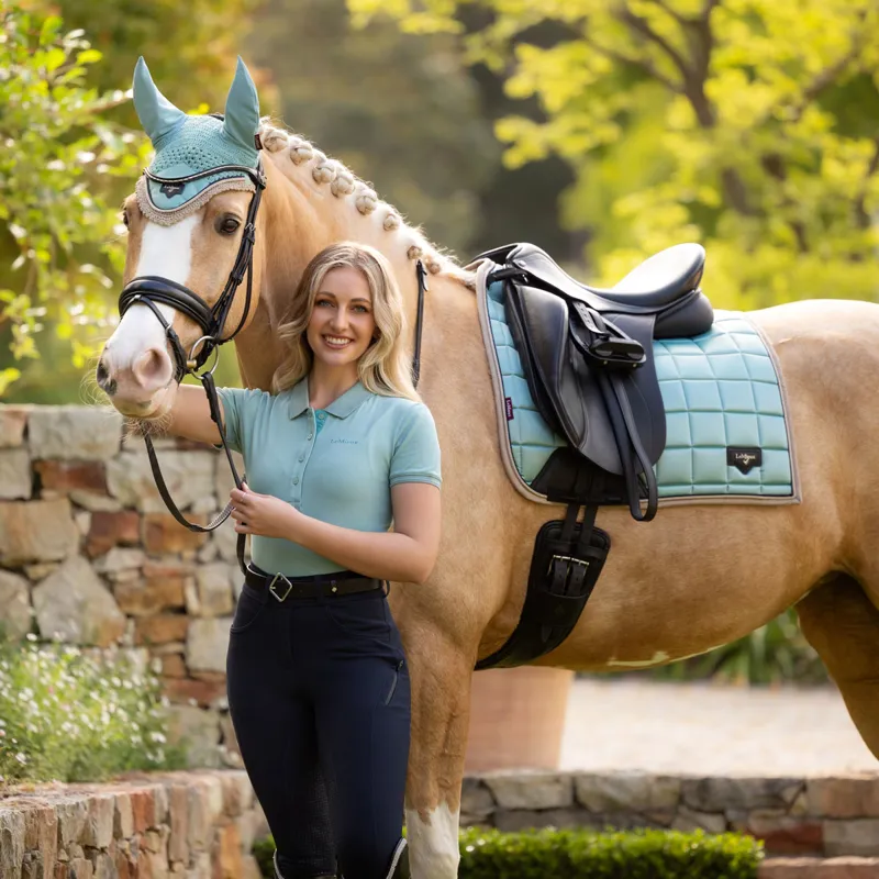 LeMieux Loire Classic Dressage Square - Aqua-4