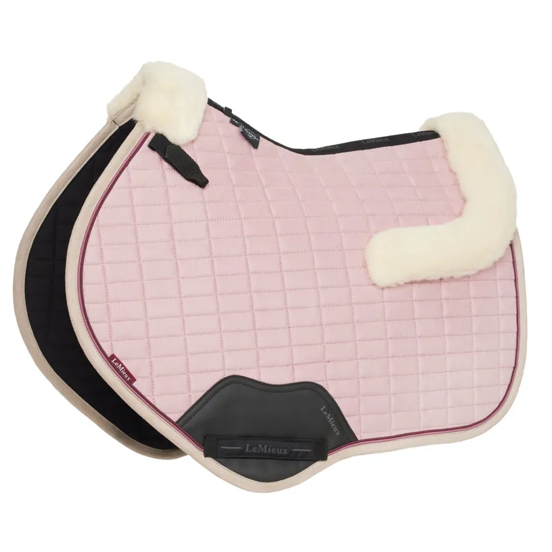 LeMieux Merino+ Suede Close Contact Square - Blossom