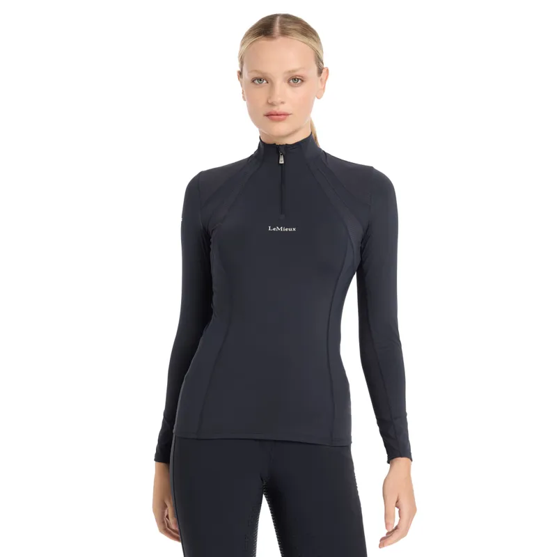 LeMieux Mia Mesh Ladies Long Sleeve Base Layer - Navy