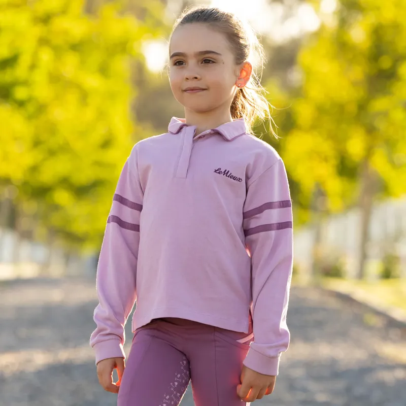 LeMieux Mini Robbie Junior Rugby Shirt - Mallow-1