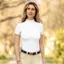 LeMieux Olivia Ladies Short Sleeve Show Shirt - White