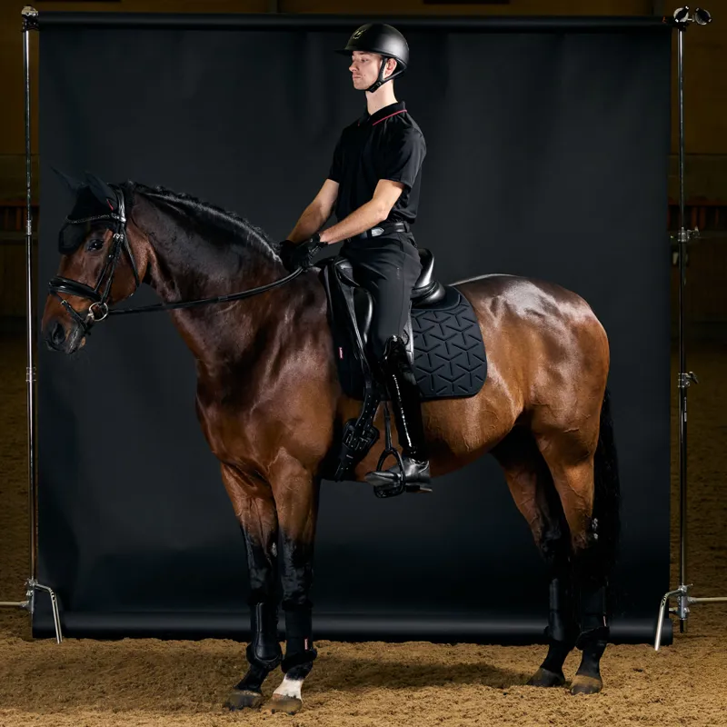 LeMieux ProForm Moulded Dressage Saddlecloth - Black-2