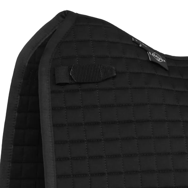 LeMieux Cotton Dressage Saddle Pad - Black-1