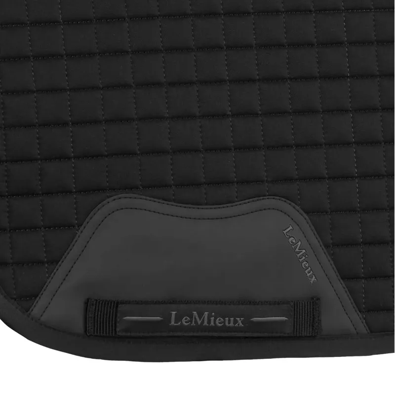 LeMieux Cotton Dressage Saddle Pad - Black-2