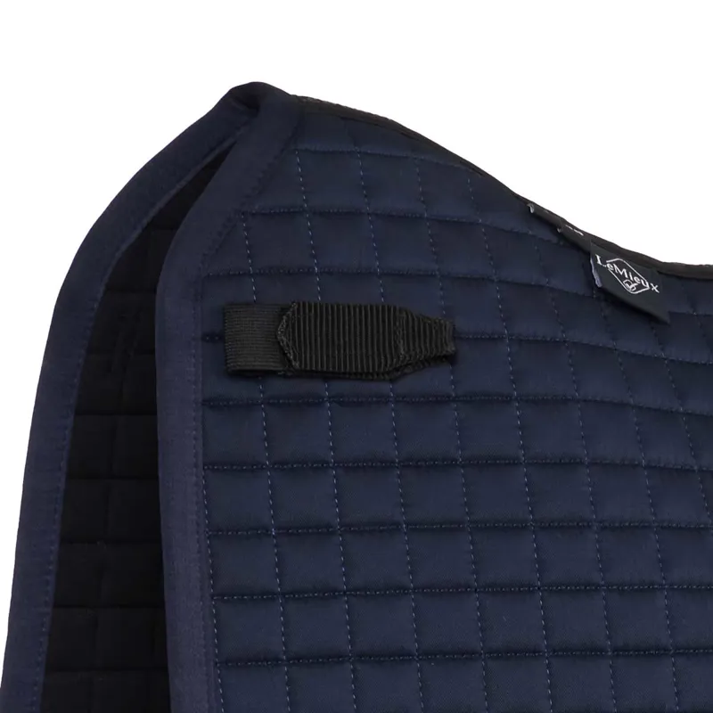 LeMieux Cotton Dressage Saddle Pad - Navy-1