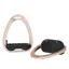 LeMieux Vector Control Flat Safety Stirrups - Rose Gold