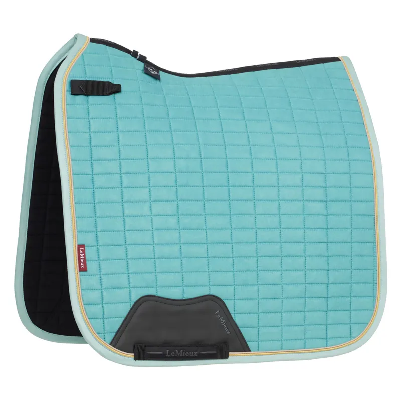 LeMieux Suede Dressage Saddle Pad - Lagoon