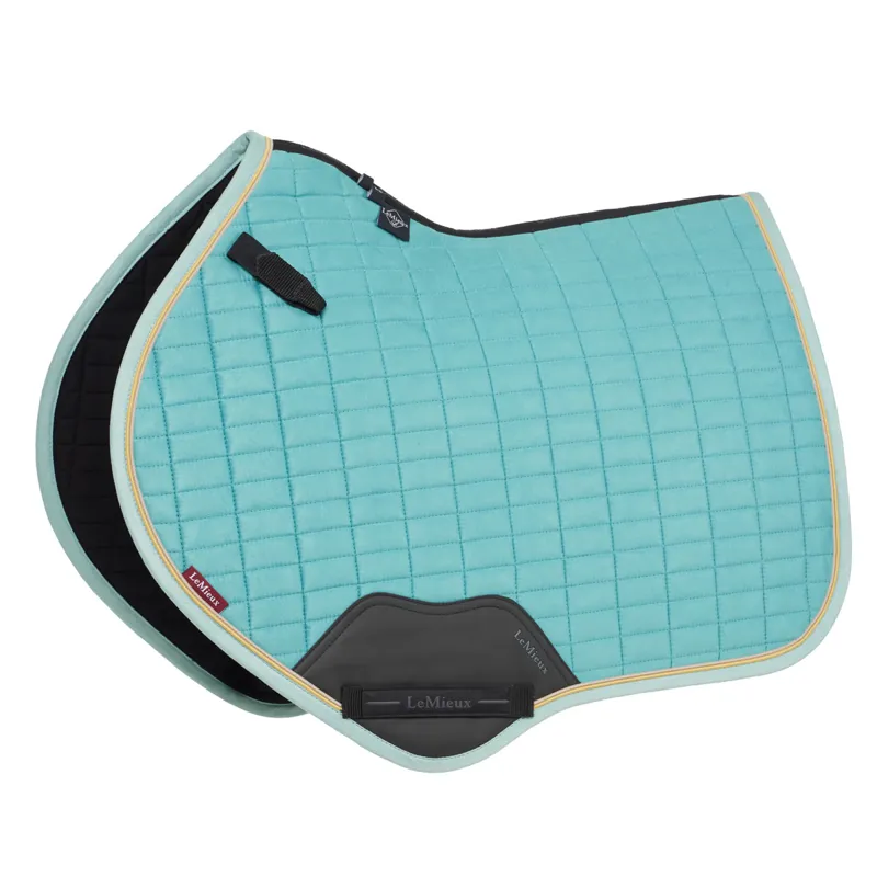 LeMieux Suede Close Contact Saddle Pad - Lagoon