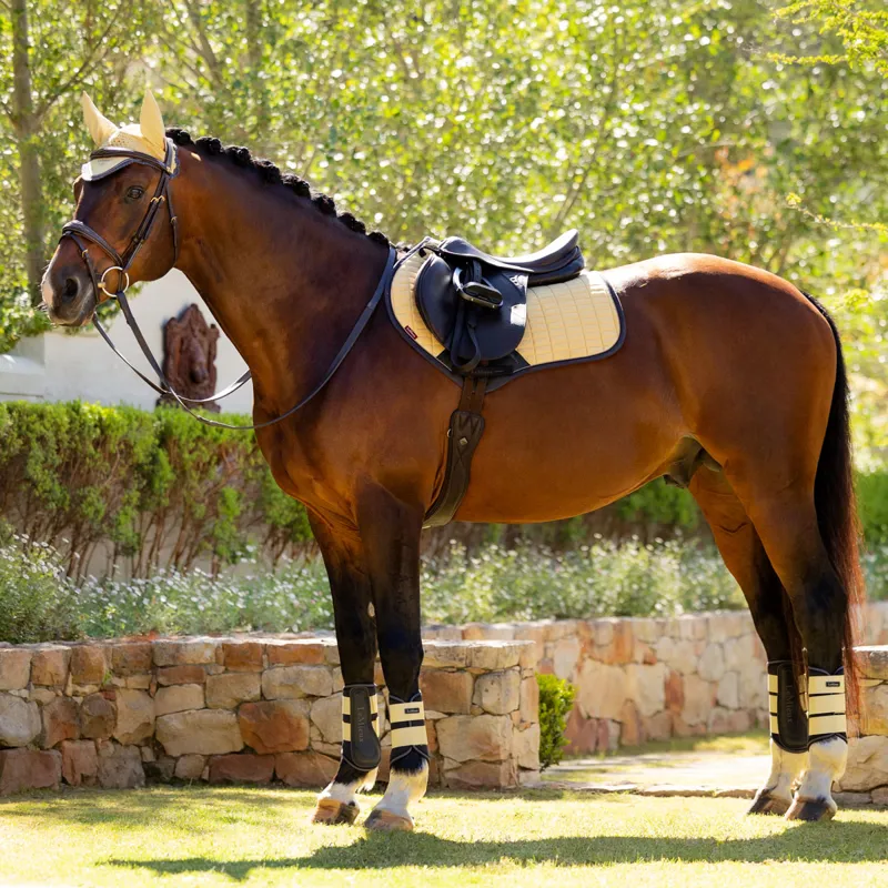 LeMieux Suede Close Contact Saddle Pad - Mimosa-3