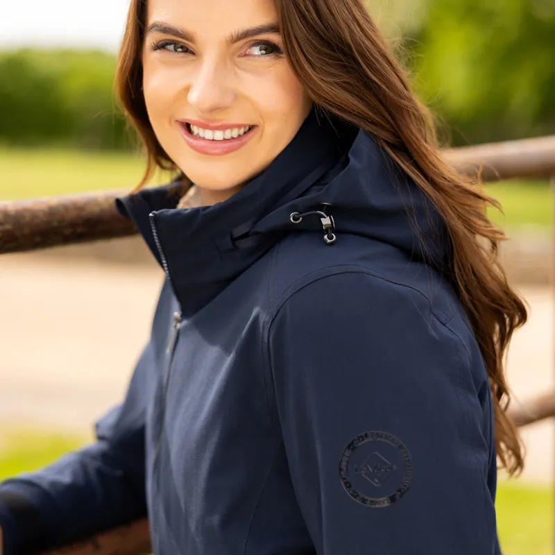 LeMieux Team Womens Waterproof Jacket - Navy-3