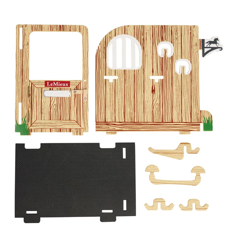 LeMieux Toy Pony Wooden Stable Set-2