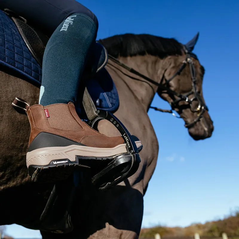 LeMieux Trex Waterproof Ladies Chelsea Boots - Brown-5