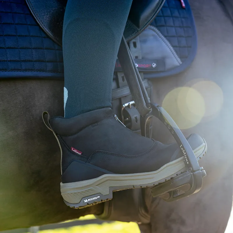LeMieux Trex Wateproof Ladies Zip Boots - Black-2