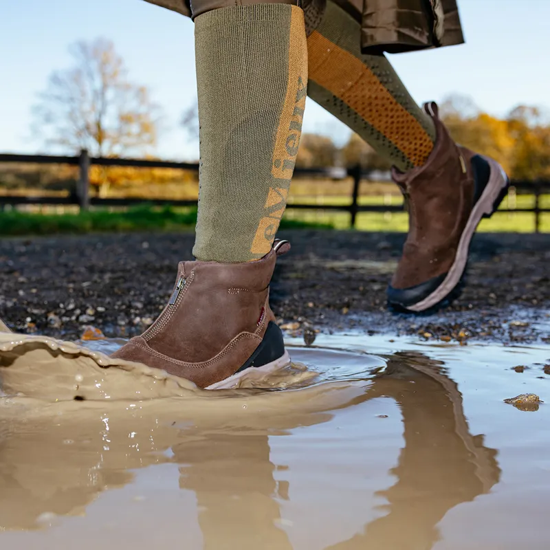LeMieux Trex Wateproof Ladies Zip Boots - Brown-1
