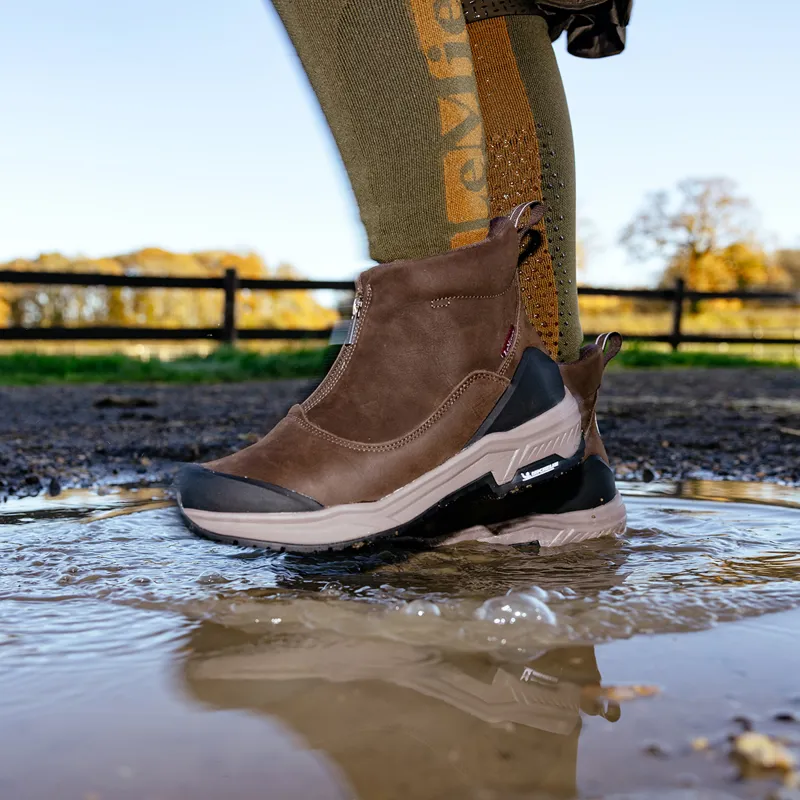 LeMieux Trex Wateproof Ladies Zip Boots - Brown-3